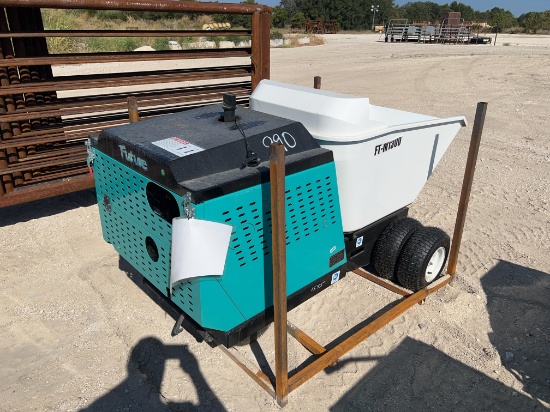 Unused Power Wheel Barrow Dump Gas Powered