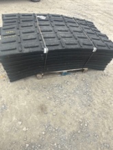 48 Pieces Lifetime Rubber Trailer Flooring. 7 1/2 " x 79" Sold By Thye Piece 48 X $