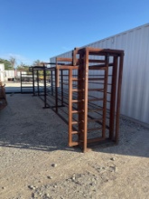 24' Free Standing Cattle Alley Way with 2 Slide Gates