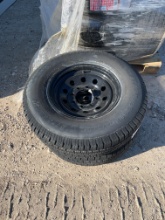 2 - New Provider 235/80/16 on 8 Hole Black Rims SOLD BY THE TIRE TWO TIMES THE MONEY MUST TAKE BOTH