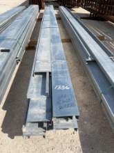 8'' Galvanized C Purlin - 12 Gauge - 15' to 25' Long Approx 610 Feet Total 3,000lb SOLD BY THE