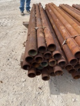 19 Pieces 7' - 2 7/8 Pipe Post SOLD BY THE POST 19 TIMES THE MONEY MUST TAKE ALL