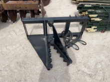 JCT Skid Steer Tree & Post Puller.