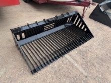 Unused 66" Skid Steer Rock Bucket