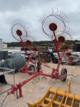 10 Wheel Rake on Caddy