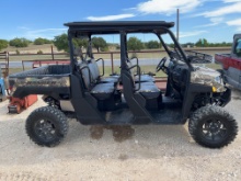 2019 Polaris Ranger XP 1000 Crew - Camo 713 Hours Pro Box Top VIN 7650 Title, $35 Fee