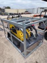 T460 Mini Stand On Skid Steer on Tracks Gas Powered