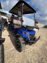 Future GC42S 6 Seat Golf Cart - Blue 60 Volt 3500 KW Motor VIN 63789
