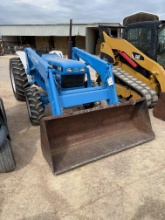 New Holland 2120 MFWD with New Holland 7309 Loader Shows 989 Hours
