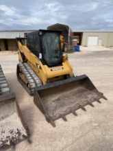 CAT 259 B3 Skid Steer 2 Speed - Cab - Air 76'' Tooth Bucket 3030 Hours Runs and Works