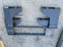 Open Skid Steer Attachment Plates SOLD ONE PER LOT