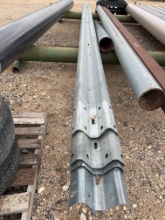 6 Pieces of 26' Guardrail SOLD AS ONE LOT