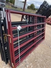 5 - 8' Priefert 6 Rail Gates SOLD BY THE GATE FIVE TIMES THE MONEY MUST TAKE ALL