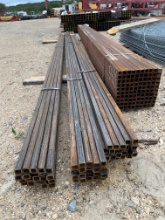 20 Pieces 1'' x 1'' x 16.5' Rectangular Tubing - 11 Gauge 330 FEET TOTAL SOLD BY THE BUNDLE
