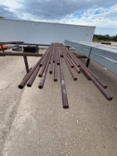 17 Pieces - 2 3/8 Pipe - Various Length APPROX 395 FEET TOTAL SOLD BY THE BUNDLE