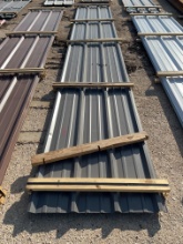 3 - 20' Charcoal Grey Sheet Metal SOLD BY THE SHEET THREE TIMES THE MONEY MUST TAKE ALL