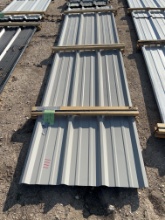 5 - 12' Ash Gray Sheet Metal SOLD BY THE SHEET FIVE TIMES THE MONEY MUST TAKE ALL