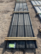 7 - 14' Black Sheet Metal 2 - 11'' Black Sheet Metal SOLD BY THE SHEET NINE TIMES THE MONEY MUST