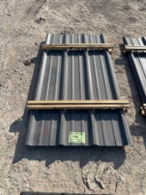 23 - 6' Charcoal Grey Sheet Metal SOLD BY THE SHEET 23 TIMES THE MONEY MUST TAKE ALL