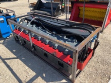 80'' Raytree Vibratory Roller for Skid Steer