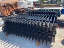 53 Pieces of Fence Panels with Post SOLD BY THE PANEL 53 TIMES THE MONEY MUST TAKE ALL