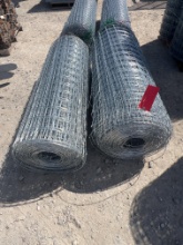 2 Rolls OK Brand 60'' 2 x 4 Space Net Wire SOLD BY THE ROLL TWO TIMES THE MONEY MUST TAKE BOTH