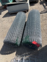 2 Rolls OK Brand 60'' 4 x 4 Space Net Wire SOLD BY THE ROLL TWO TIMES THE MONEY MUST TAKE BOTH
