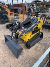 ATS Stand on Mini Skid Steer Tracked Loader Gas Powered