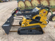 Used SSL60 Mini Skid Steer on Tracks Stand on Gas Powered