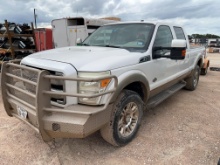 2011 Ford F-250 King Ranch Crew Cab 4x4 Automatic Transmission 6.7 Diesel 307,XXX Miles Vin 10780