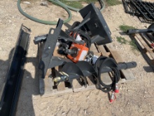 Mini Skid Steer Post Hole Digger SOLD ONE PER LOT