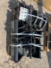 9 Pieces Mini Excavator Attachment Set SOLD ONE SET PER LOT