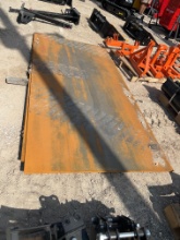 Sheet of Steel Approx 1/2'' Thick 59'' x 118'' SOLD ONE PER LOT
