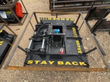 Excavator Brush Cutter 54'' Cut Fits CAT308 SOLD ONE PER LOT