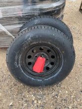 2 - New Provider ST205/75R15 Trailer Tires on 5 on 5 Wheels SOLD BY THE TIRE TWO TIMES THE MONEY