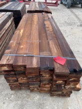 Approx 102 Pieces 1 1/2'' x 6'' x 8'-9' Creosote Boards SOLD BY THE BUNDLE