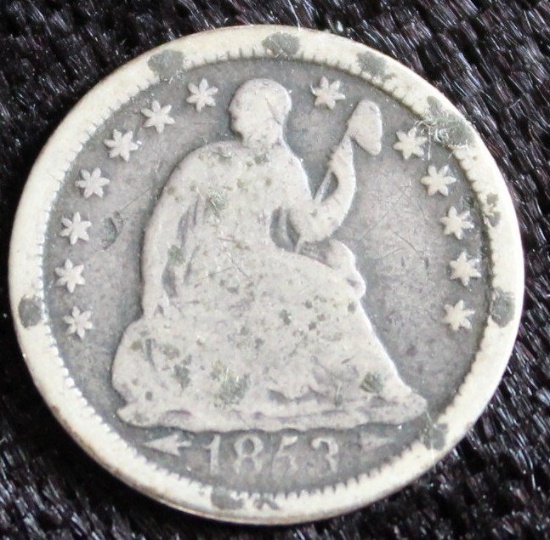 1853 half dime