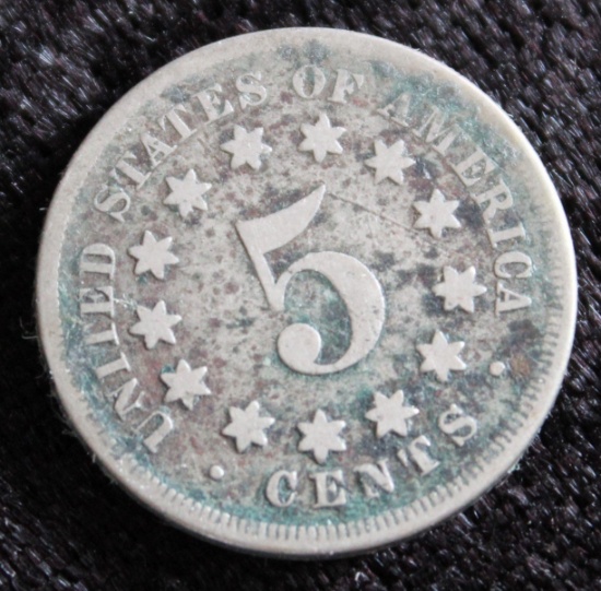1867 5 cents
