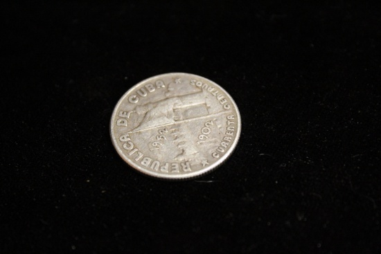 1952 Cuba Commemorative 10 Centavos