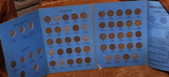 Partial Indian Head Cent Set Beginning 1859 Includes key dates