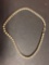 16â€ sterling silver beaded necklace