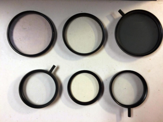 Lot of 7 photographic filters