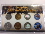 Complete 2005 Buffalo coin set