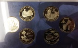 2009 US mint proof set state quarters 6 coins