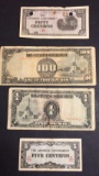 Japanese war time paper currency