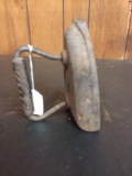 Vintage cast iron clothing iron