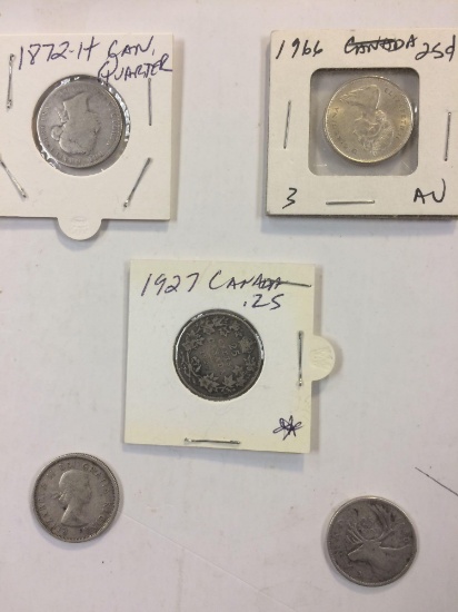 Lot of Canada $.25 coins