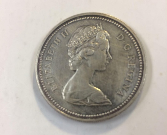 1871 1971 Canada one dollar coin