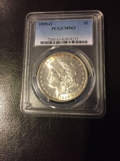 1890 O Morgan dollar PCGS MS 63