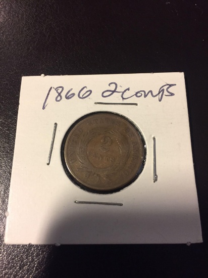 1866 2 Cents